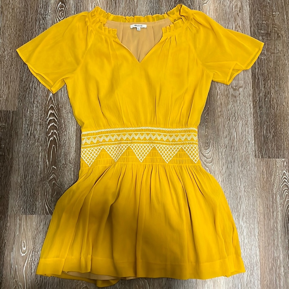 Yellow Madewell Dress